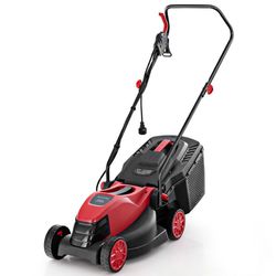 Electric Corded Lawn Mower 10 AMP 13-Inch Walk-Behind Lawnmower with Collection Box