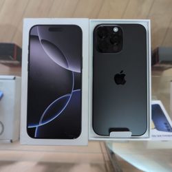 Apple iPhone 16 Pro Max 256Gb Black Titanium Factory Unlocked
