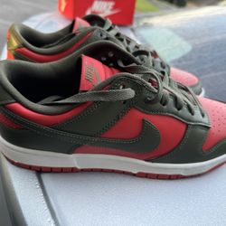 Retro 1 Red An Olive Color 