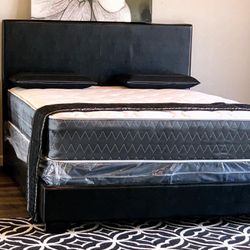 Complete Bed Frame With New Mattress&Box Spring/Fast Delivery