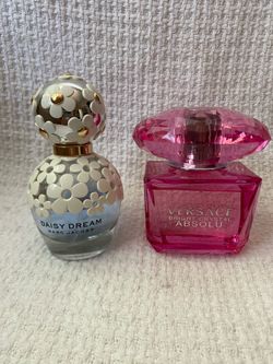 Versace and Marc Jacobs perfume