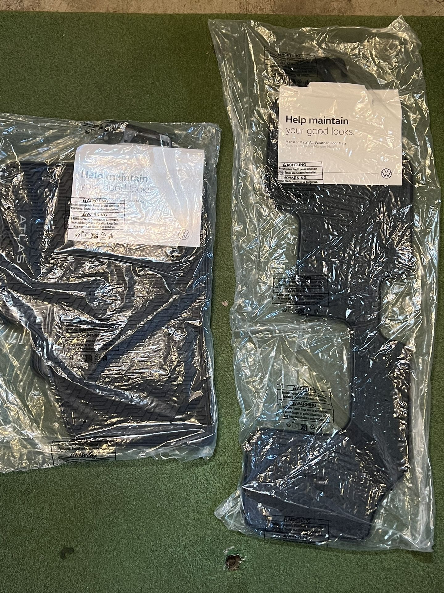 VW Atlas 2024 OEM Monster Mats (7 Pass. Bench Seats)