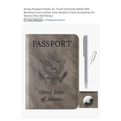 Brand new Airtag Passport Holder