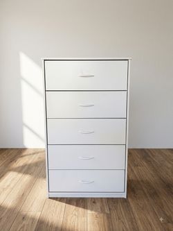 Ameriwood White 5 - Drawer Dresser