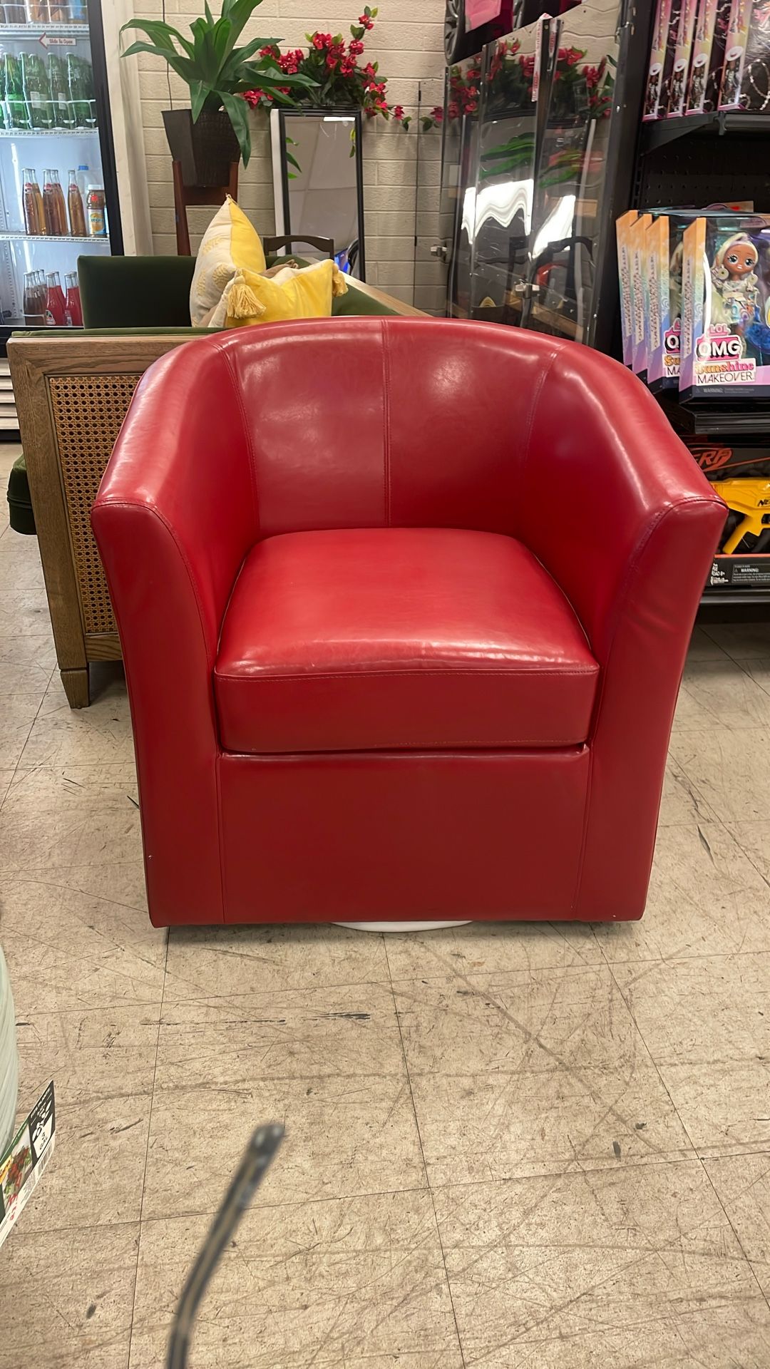 Red Swivel Chair
