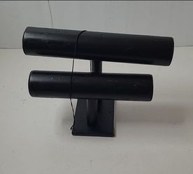 Black Double Bar Store Display for Necklaces, Watches,  Bracelet, Jewelry
