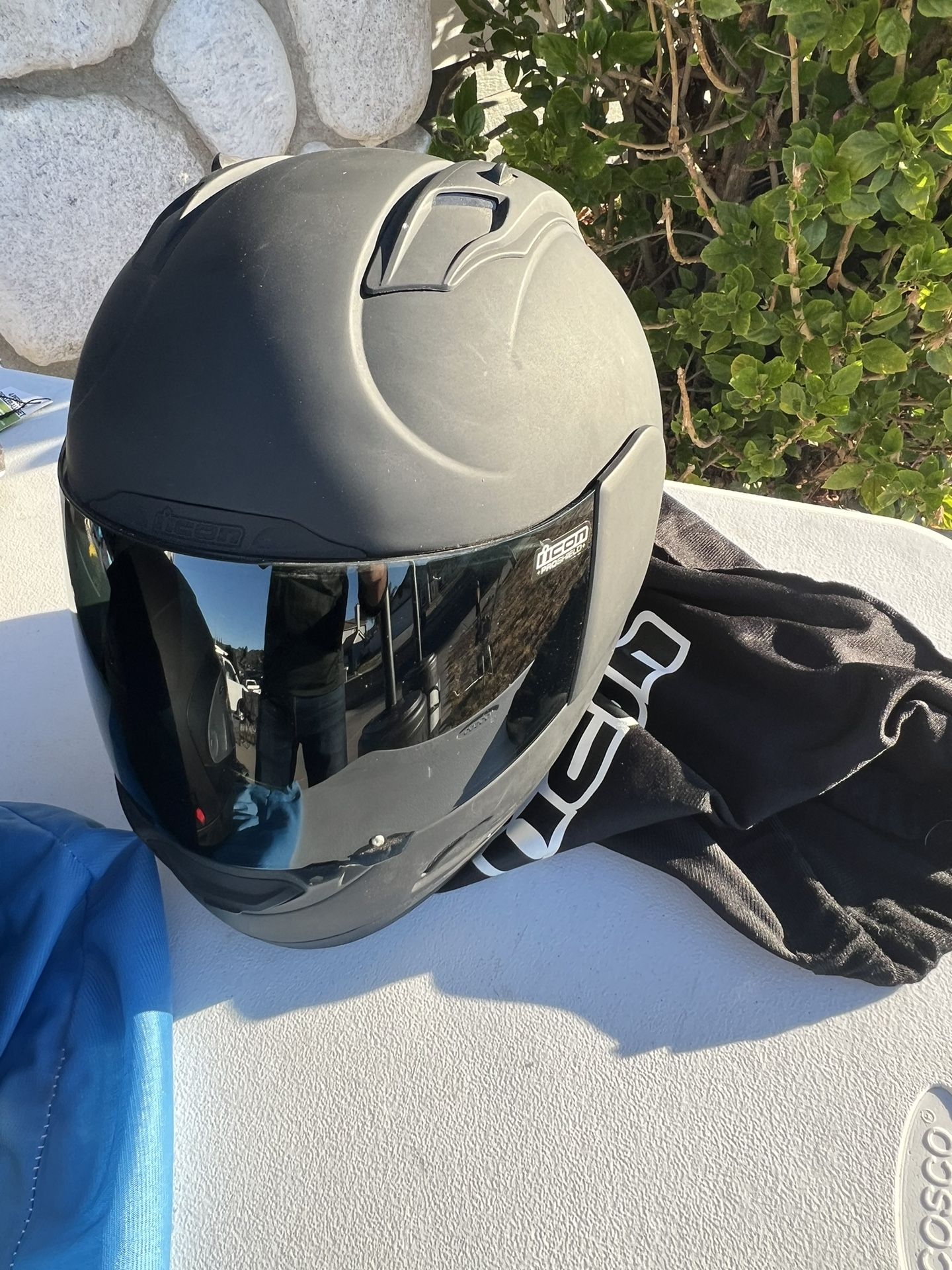Icon 2XL Motorcycle helmet Black