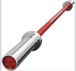 Olympic Barbell 4ft- 2 Inch Weight Bar for Strength Training, Weightlifting, Squat, Deadlift, Bench Press, Curl, Overhead Press - 350lbs/500lbs Capaci