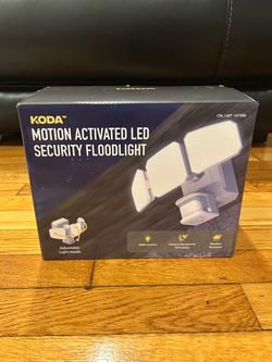 Motion activated floodlight