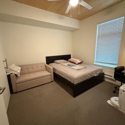 Queen Size IKEA Bed Frame Black