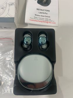 Sleep Earbuds for Side Sleepers, Wireless Noise Cancelling Sleep Headphones with Sleep Mode, LED Power Display, Comfort Fit for Sleeping, Working, Hik