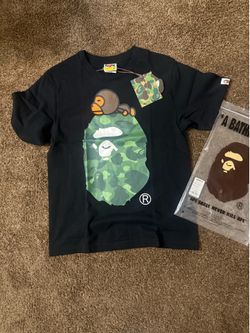 bape x milo green tee