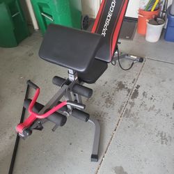 Weight Set Nearly New With Bench