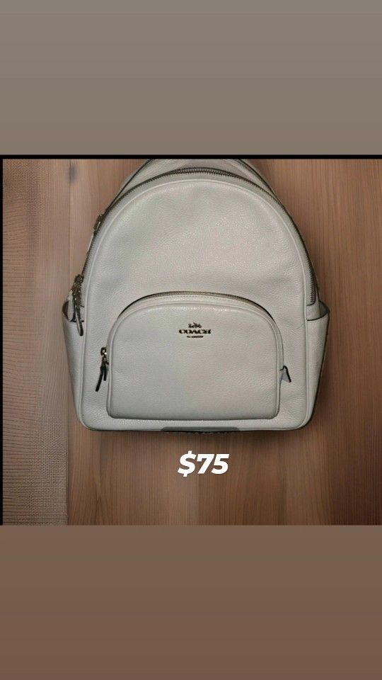 Coach Ivory Bag Backpack Accessory 