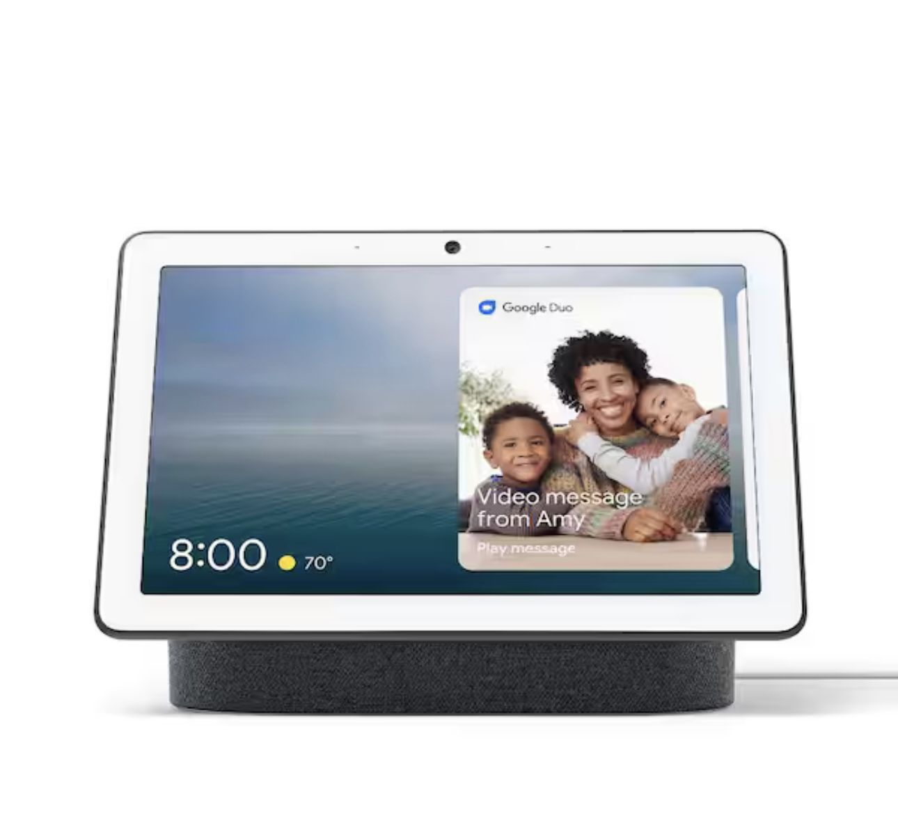 Google Nest Hub Max - Smart Home Speaker and 10" Display with Google Assistant - Charcoal