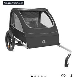 Retrospec Rover Kids Bicycle Trailer Double Passenger Children's Foldable