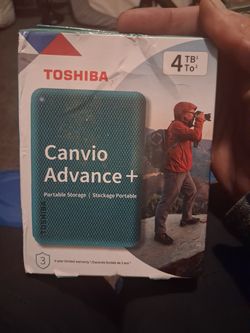 4TB Toshiba canvio advance +