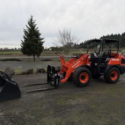 2025 Kubota R540 Wheel Loader - Bucket & Forks - 707 Hours