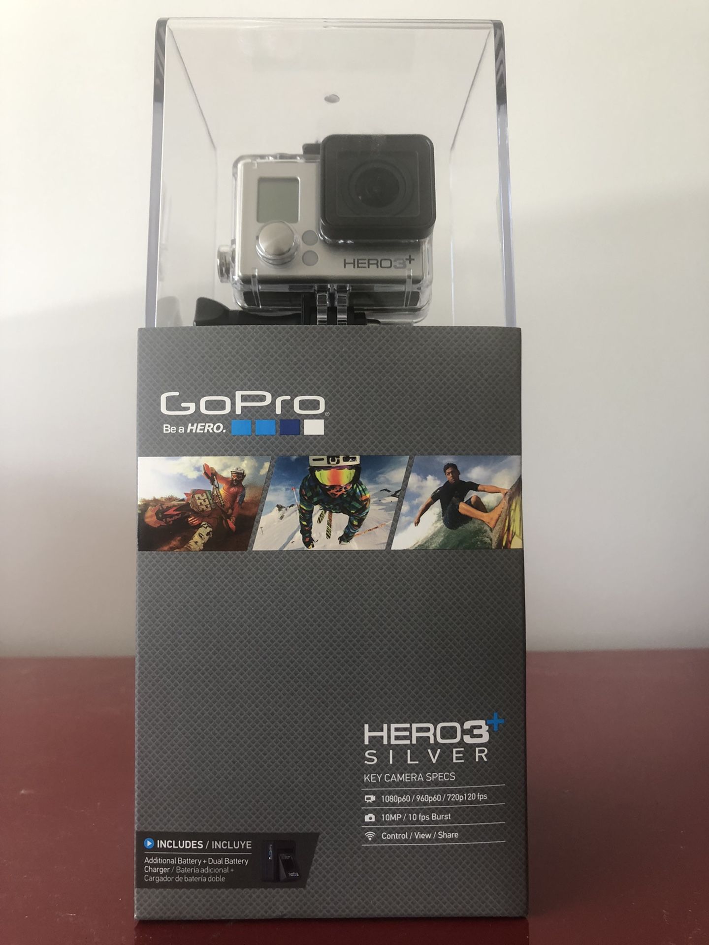 GoPro - Hero 3+ Silver (Sealed, Brand New)