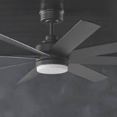 Celene II 62 in. Indoor/Outdoor Matte Black DC Motor Ceiling Fan