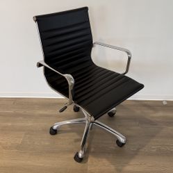 Herman Miller Eames Inspired Back and Chrome Conference Chair