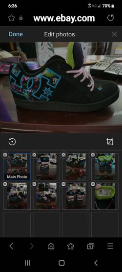 DC SKATER SHOES SIZE 7