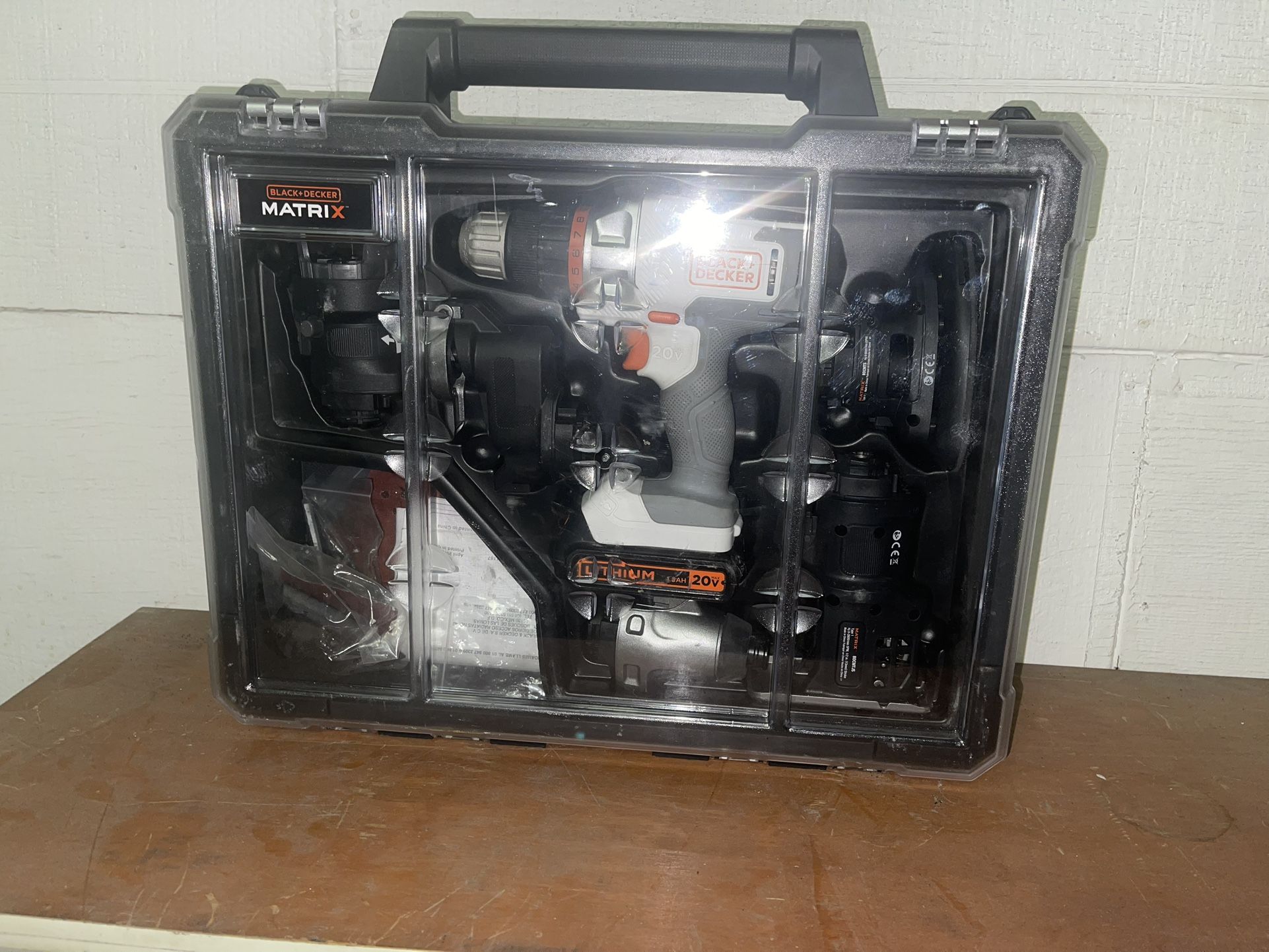 black decker matrix drill and attachmentsSHOOT A OFFER