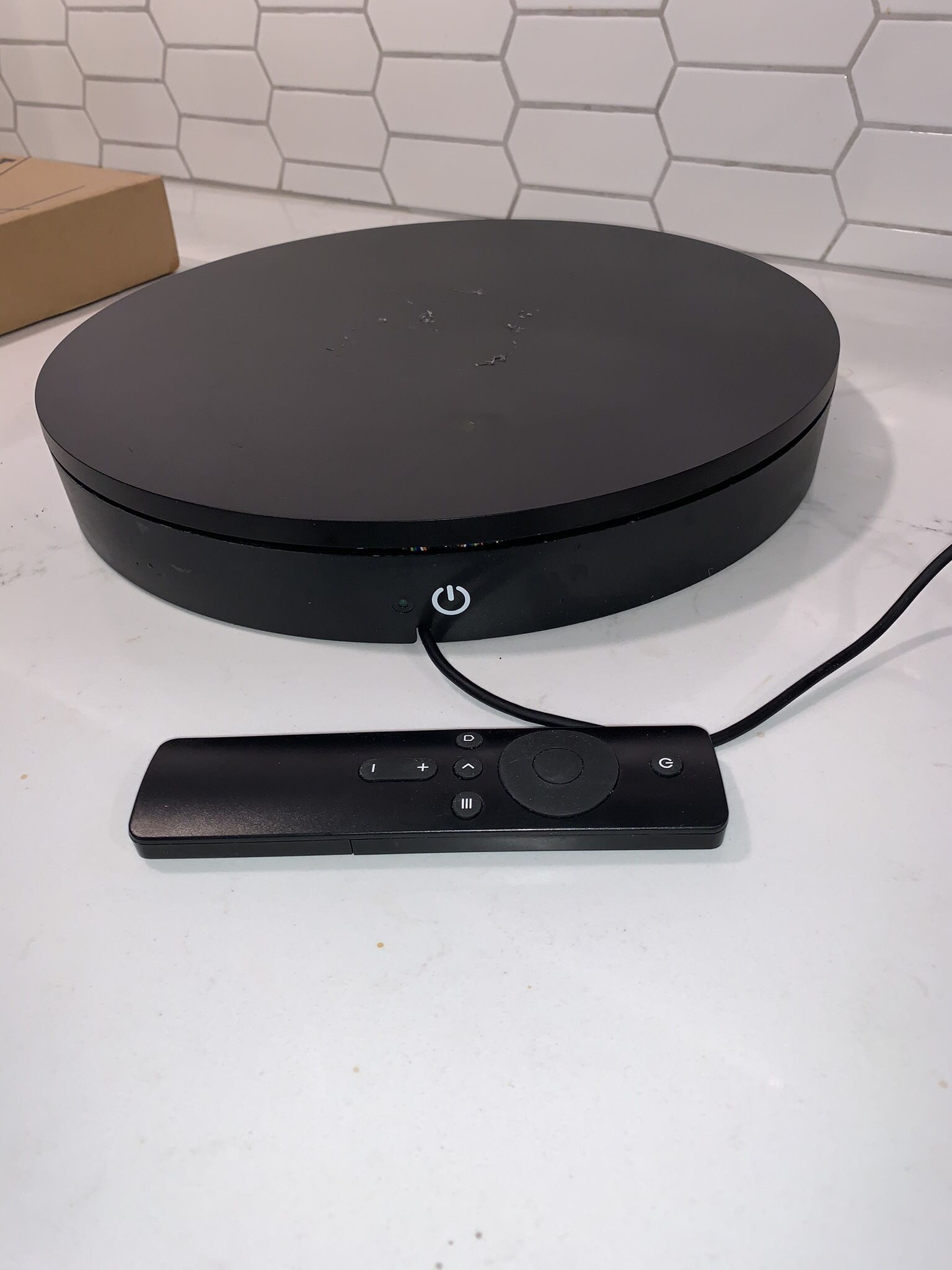 Motorized Rotating Display Stand With Remote Control 13”