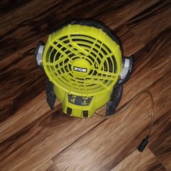 ryobi Misting Fan With Battery 