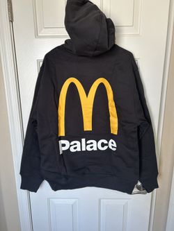 Palace x McDonald’s Logo Hoodie Black - 100% Authentic!