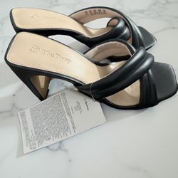 The Drop Women's Ava Crisscross Heeled Sandal 7.5 