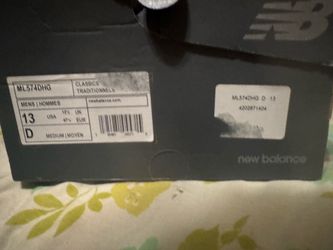 New balance size 13