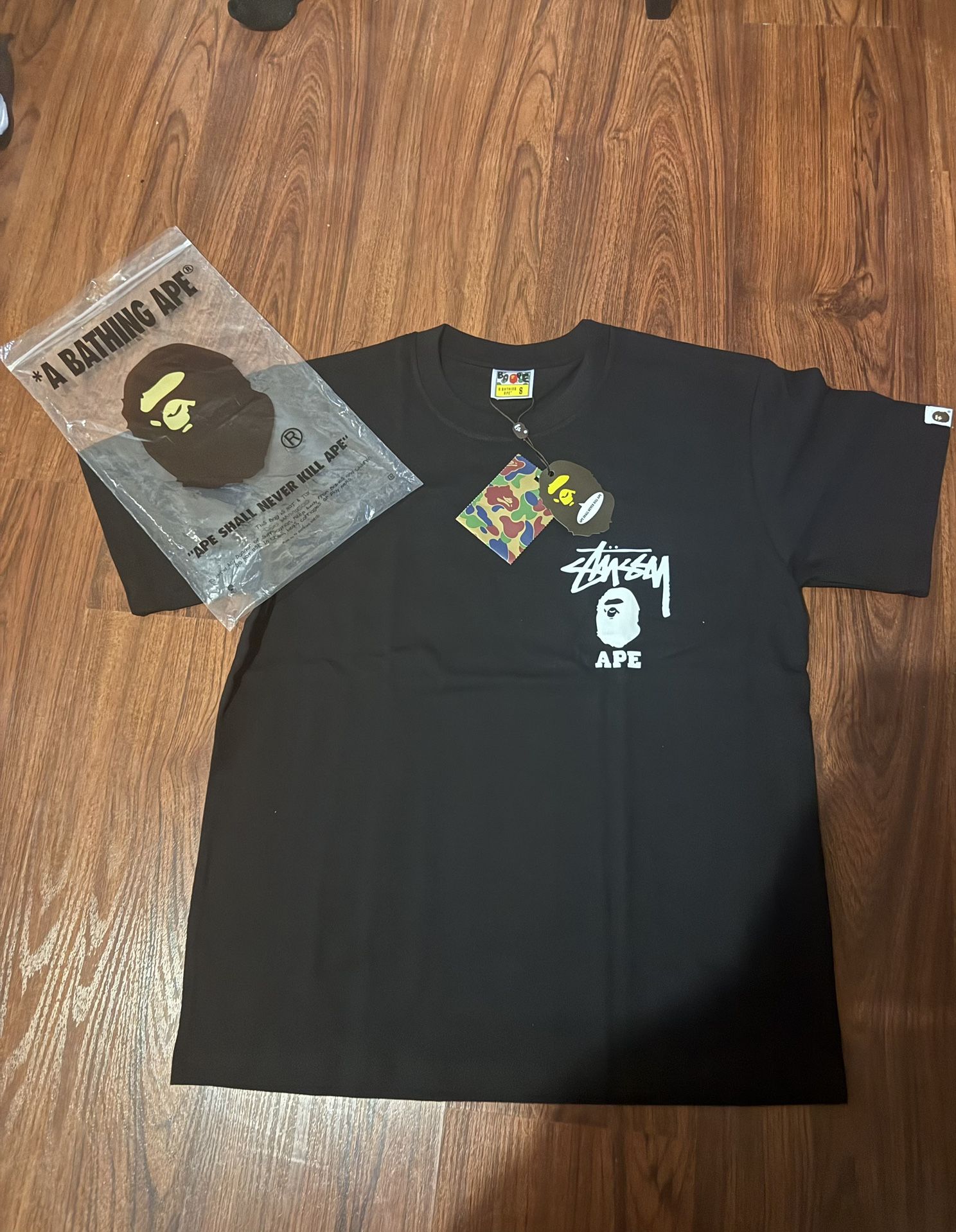 Bape Stussy Tee