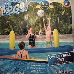 New volleyball pool play set