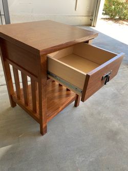 Heavy duty Wooden night table or side table