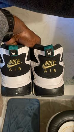 Deion Sanders Nike  Diamond Turf Air Sneakers White Black Teal Gold