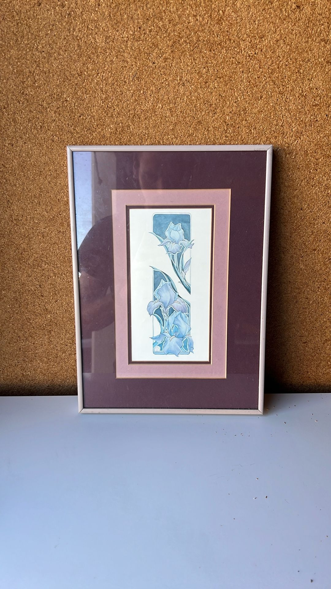 Print Of Watercolor Painting Of Flowers