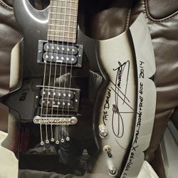 Gene Simmons Ax Guitar Signed