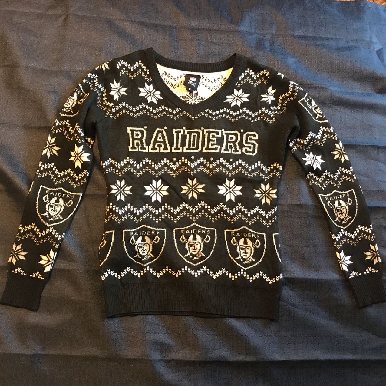 Raiders Christmas Sweater With Lights Clearance, SAVE 56% 