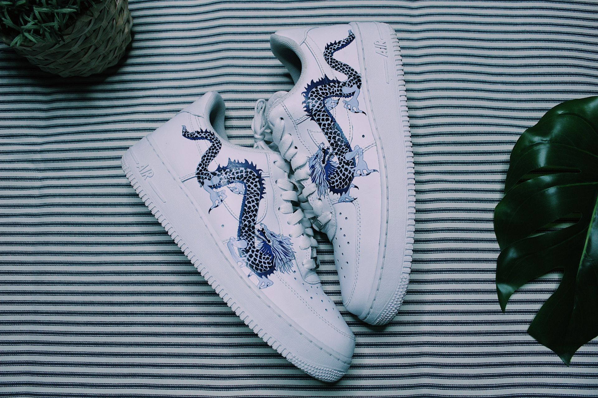 Nike Air Force 1 Blue Dragon