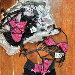 Dreamgirl Fringe Outfit: Performance Set - Exotic Dancer : Small, Medium, Large