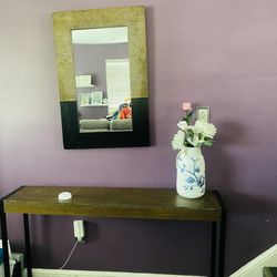 Mirror and Wall Table 