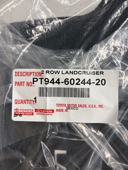 Toyota Land Cruiser 2-Row Genuine Floor Mats