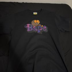 black bape shirt