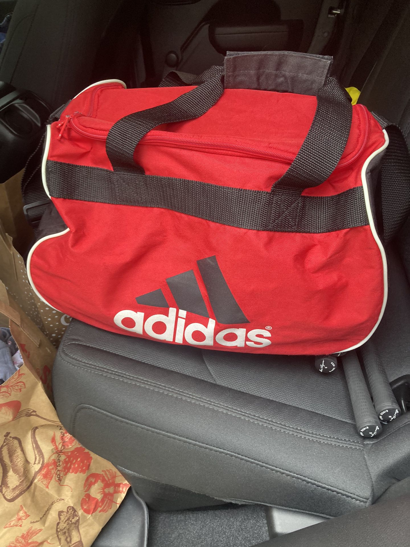 Red Adidas Duffle Bag Small