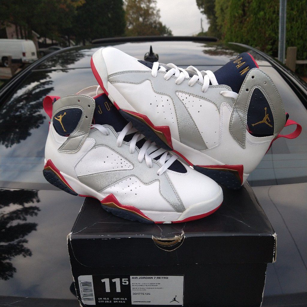 $260 local pickup Size 11.5 only Nike Air Jordan 7 Olympic
