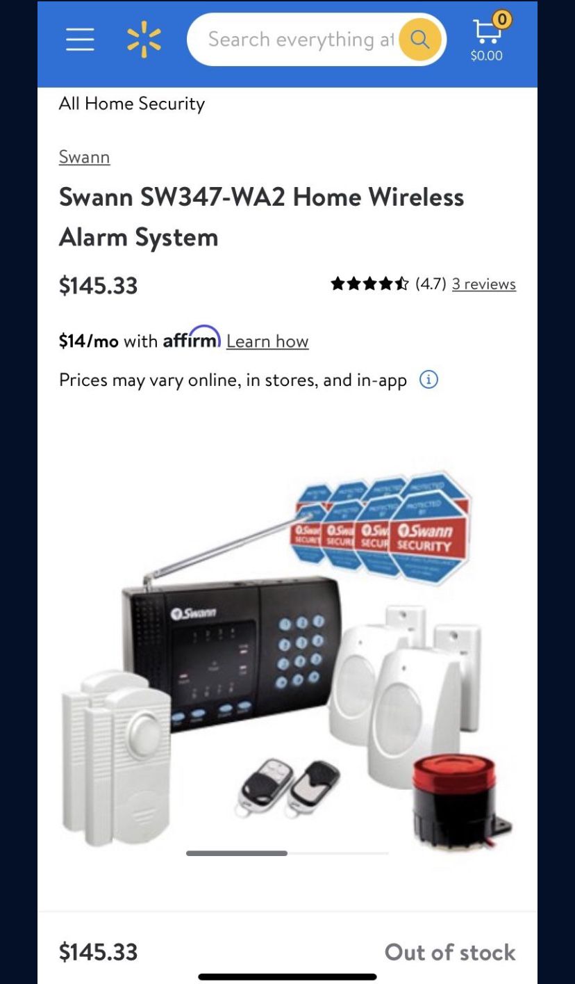 Home/Business Wireless Alarm System