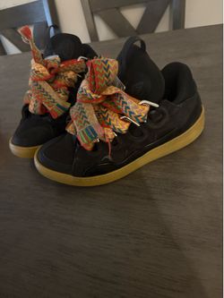 Lanvin curb sneakers