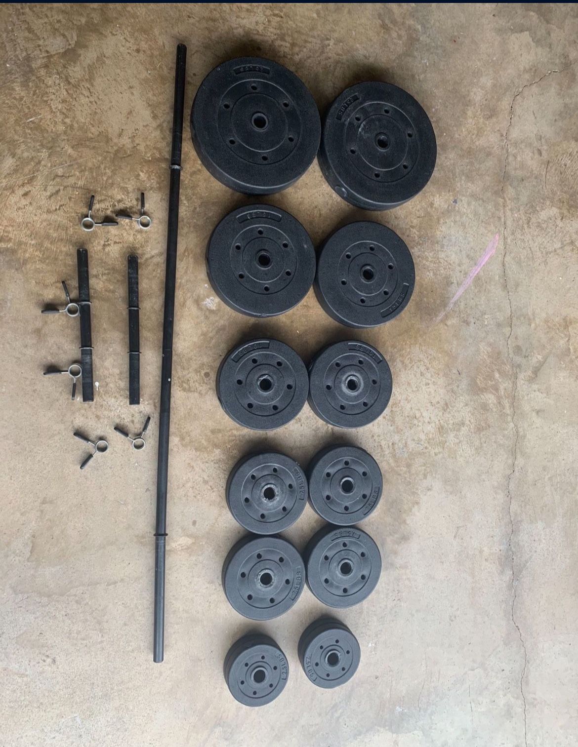 Dumb Bell And Barbell Adjustable Weights