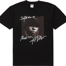 Men's Large Supreme Mary J Blige Tee Shirt Black FW19